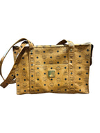 MCM Vintage Visetos Leather Tote