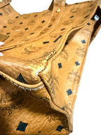 MCM Vintage Visetos Leather Tote