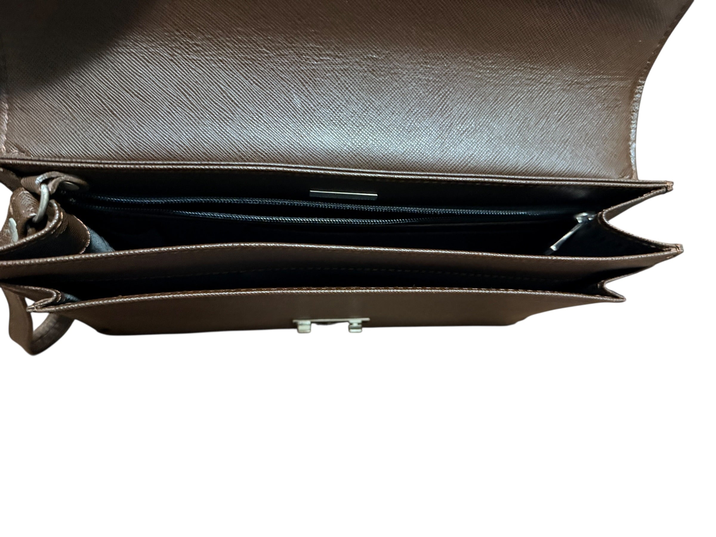 Burberry Saffiano Leather Clutch