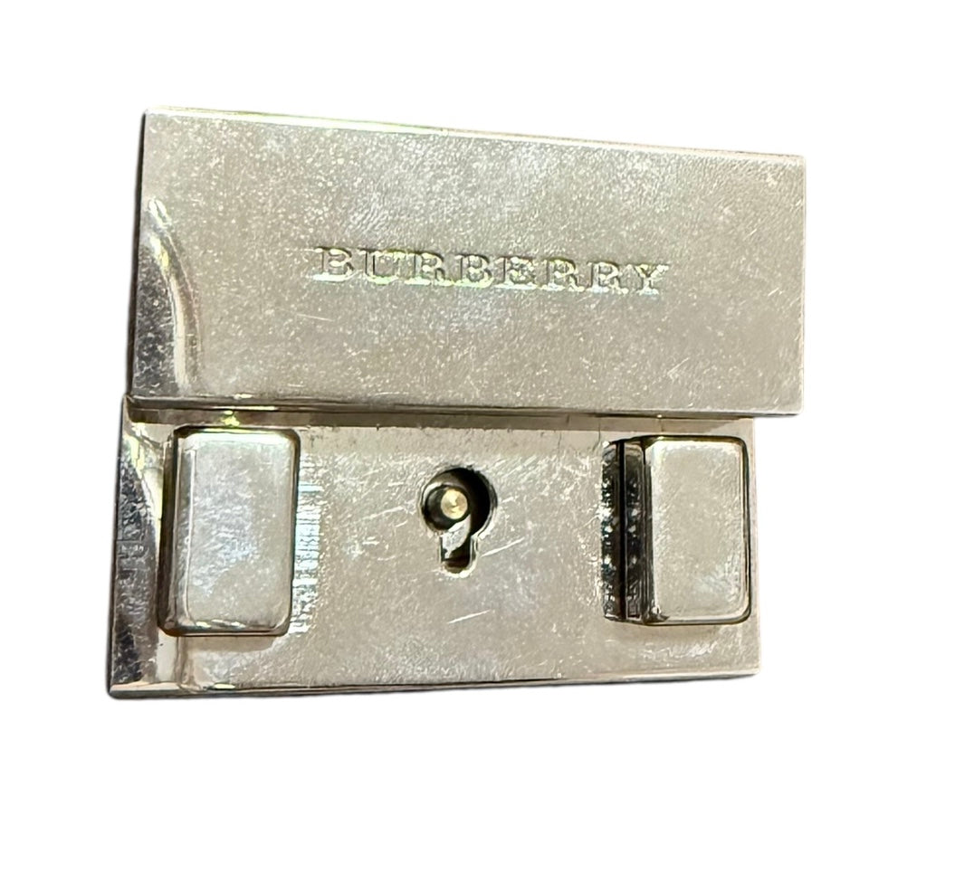 Burberry Saffiano Leather Clutch