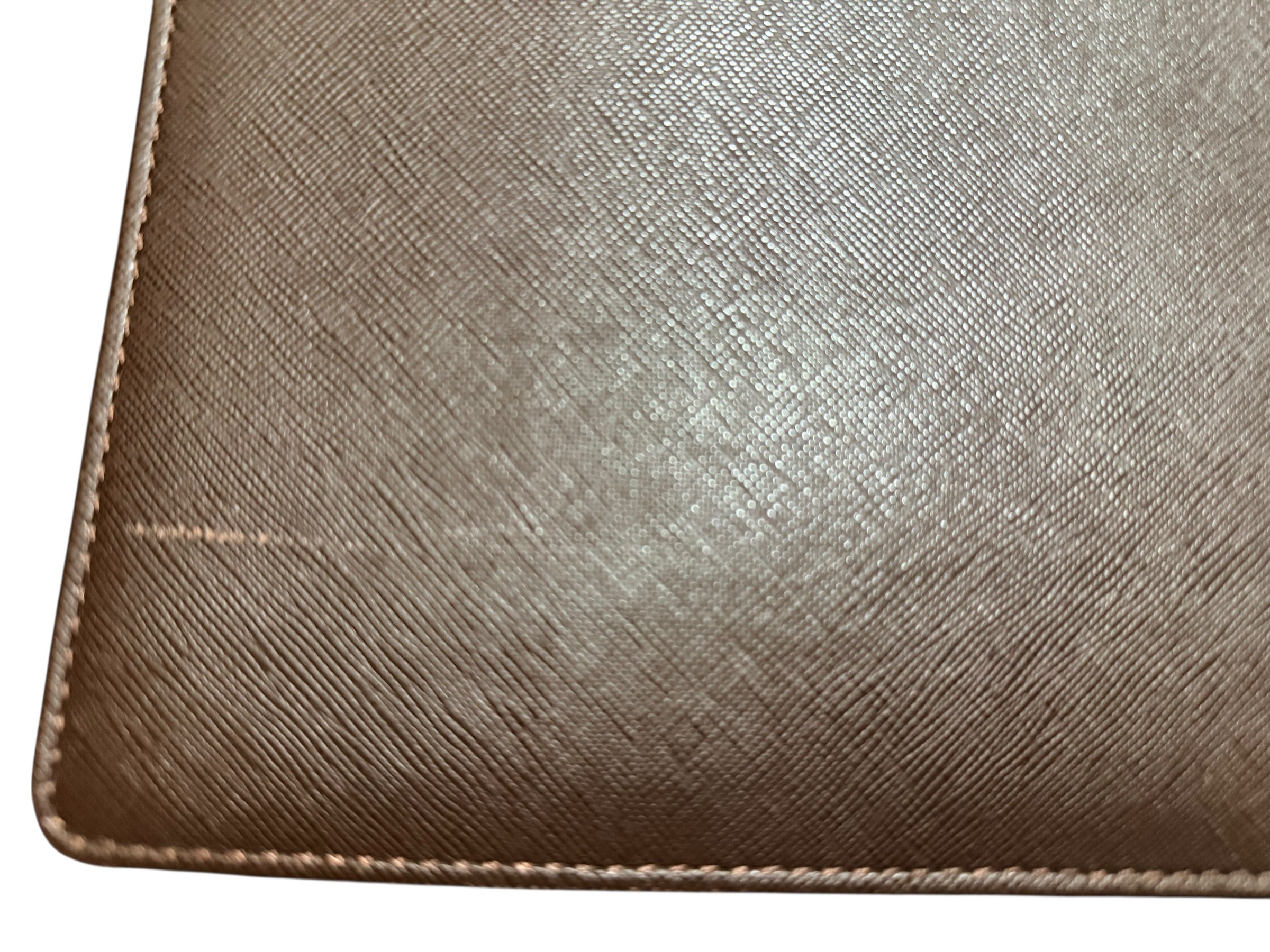 Burberry Saffiano Leather Clutch