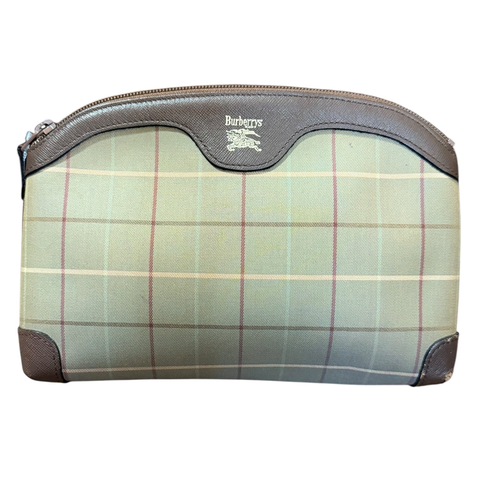 Burberrys Vintage Check Cosmetic Toiletry Bag