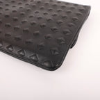 MCM Black Studded Leather 2 Way Bag
