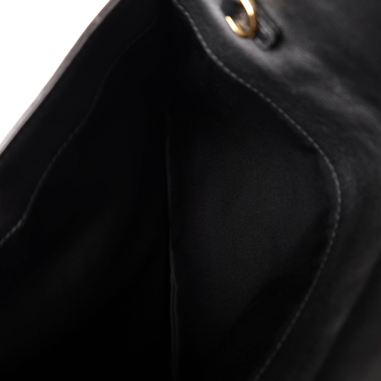 MCM Black Studded Leather 2 Way Bag