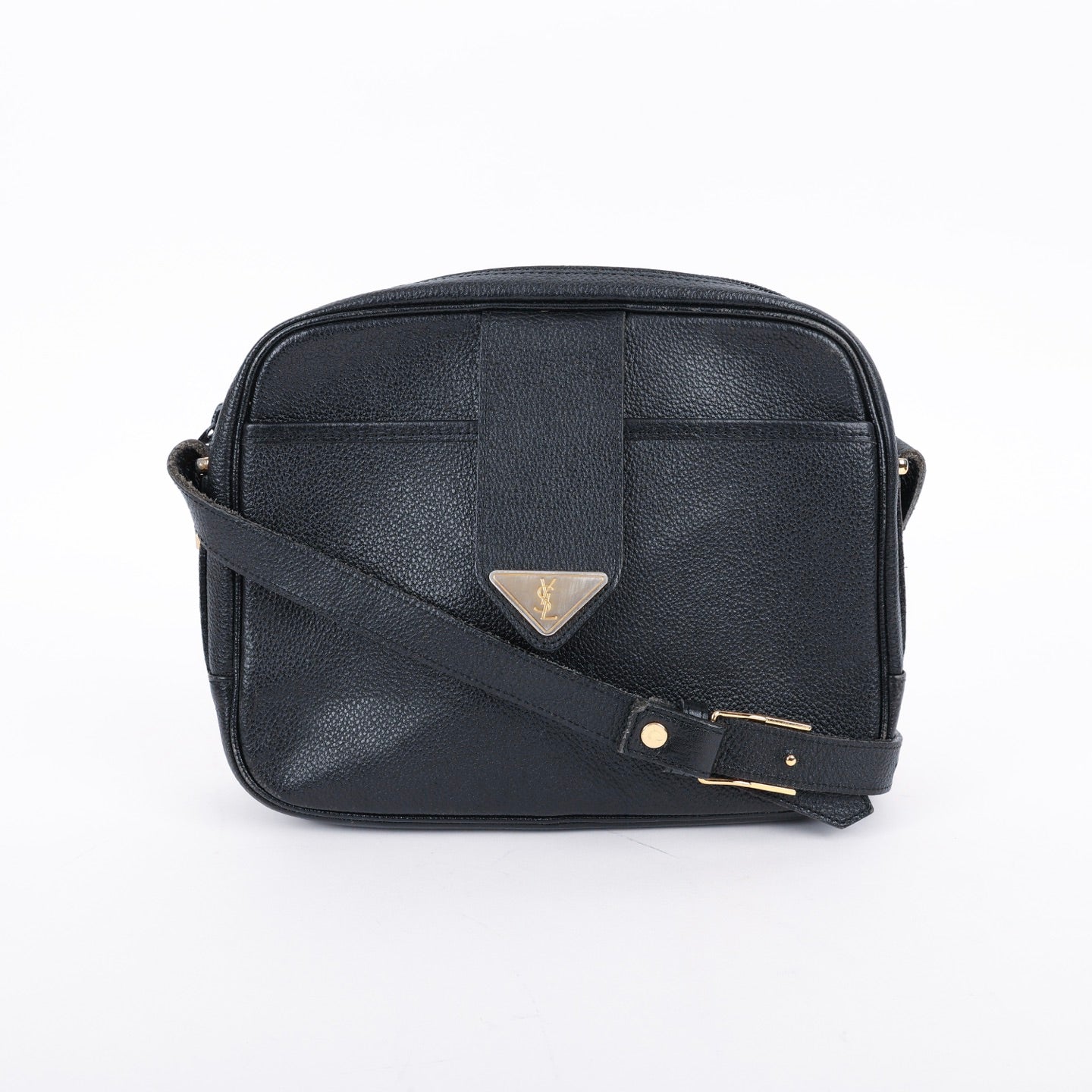 YSL Vintage Black Crossbody Bag