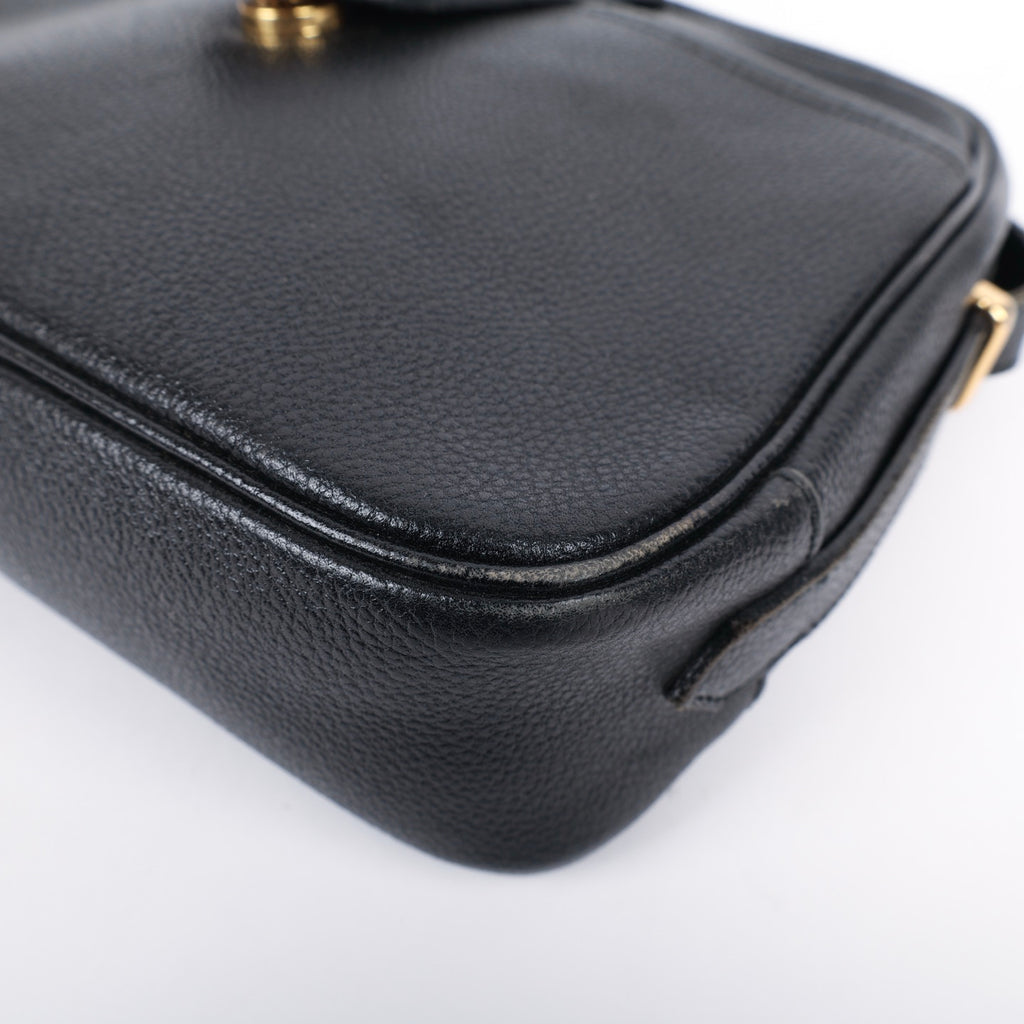 YSL Vintage Black Crossbody Bag