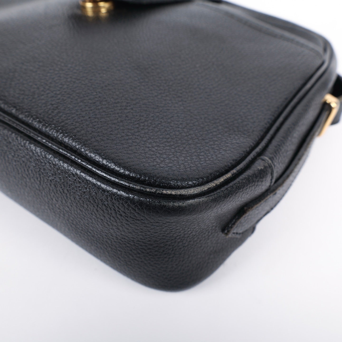 YSL Vintage Black Crossbody Bag