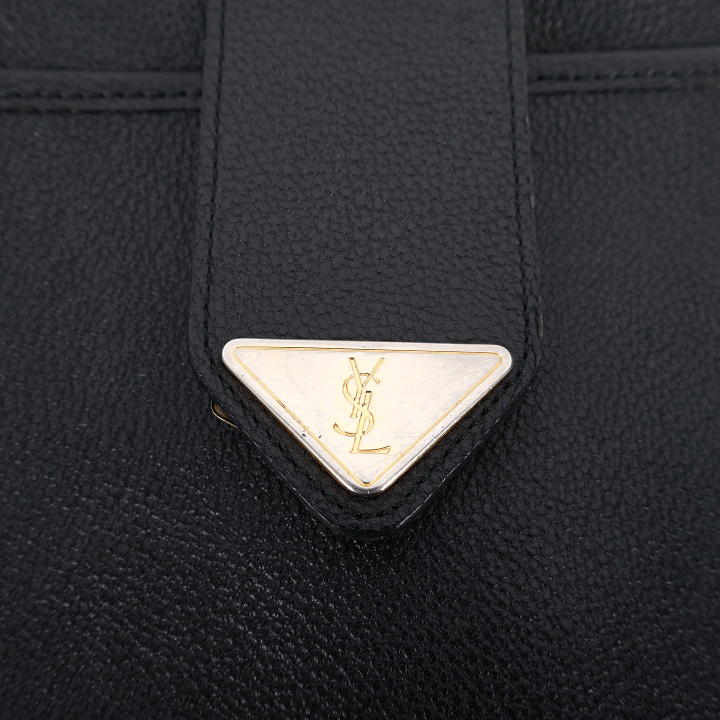 YSL Vintage Black Crossbody Bag