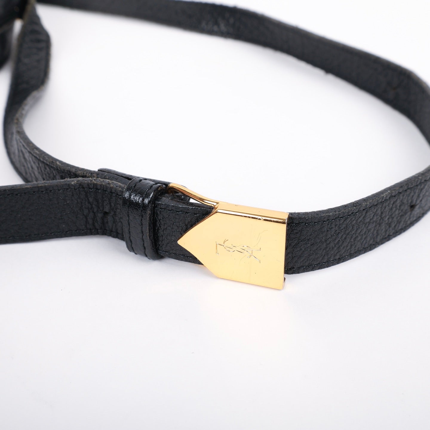 YSL Vintage Black Crossbody Bag