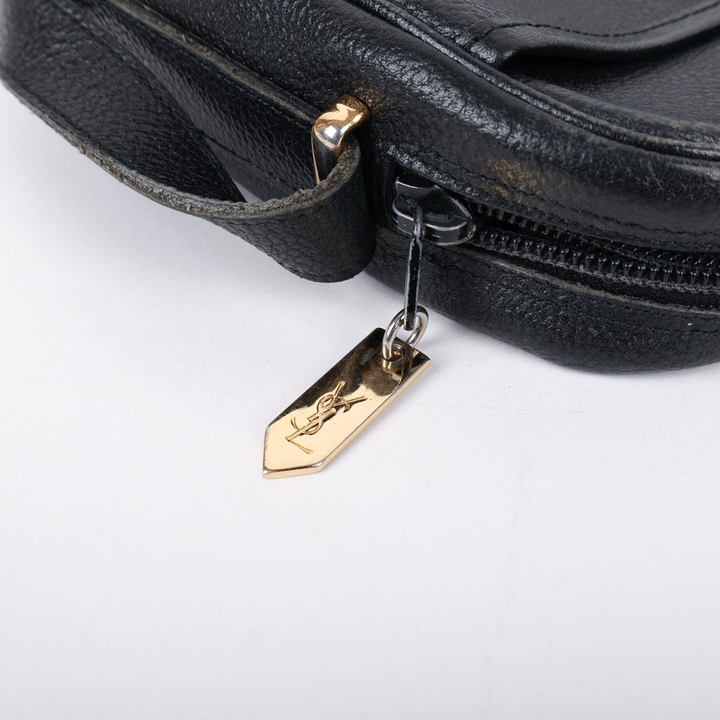 YSL Vintage Black Crossbody Bag