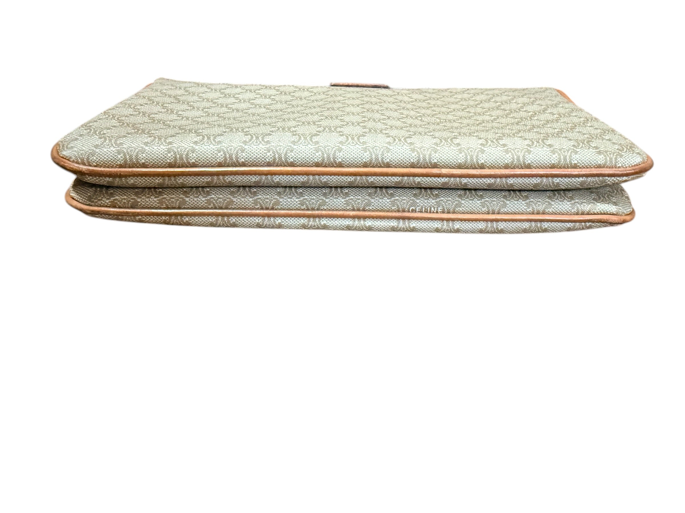Celine Macadam Canvas Clutch
