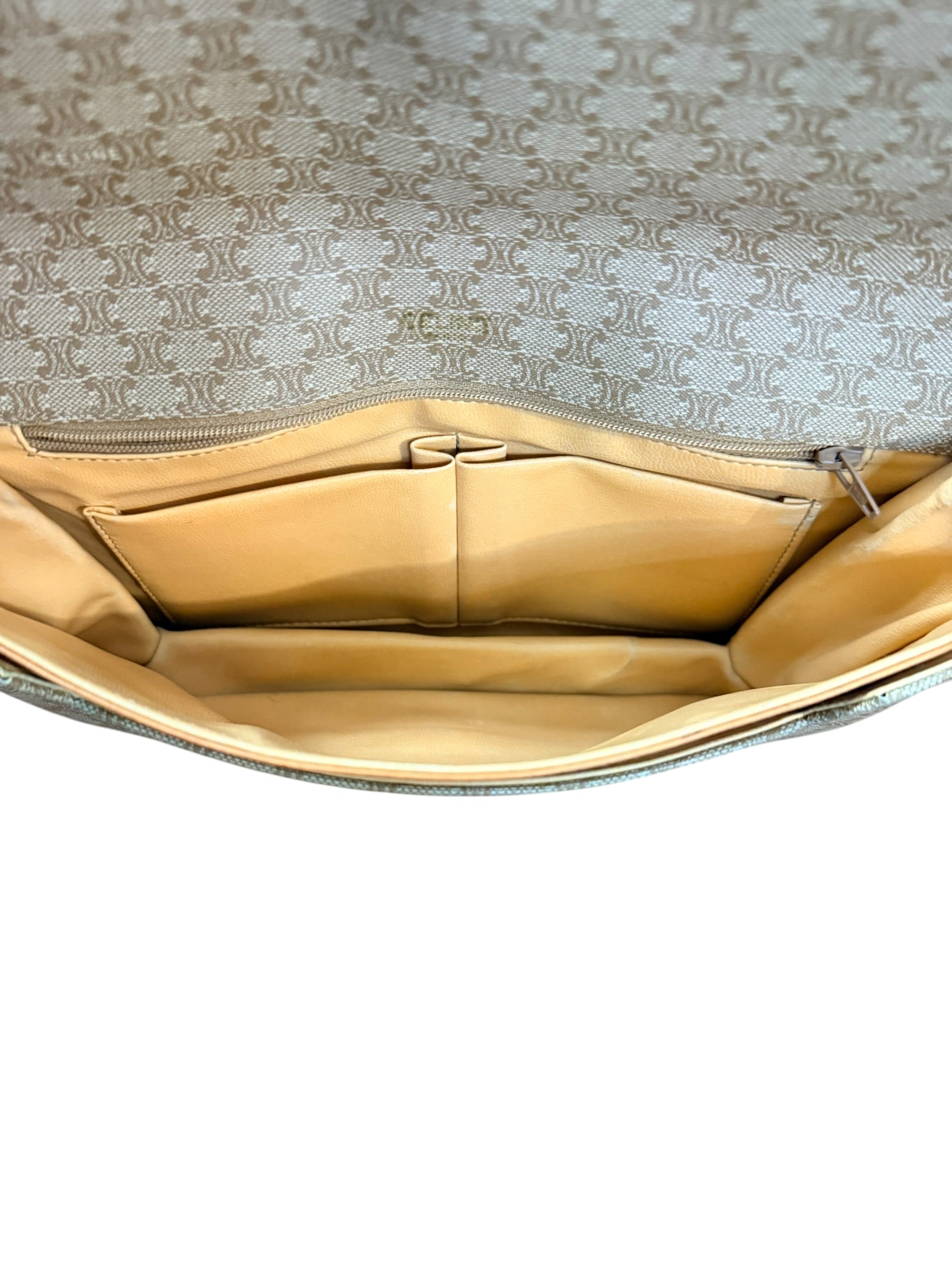 Celine Macadam Canvas Clutch