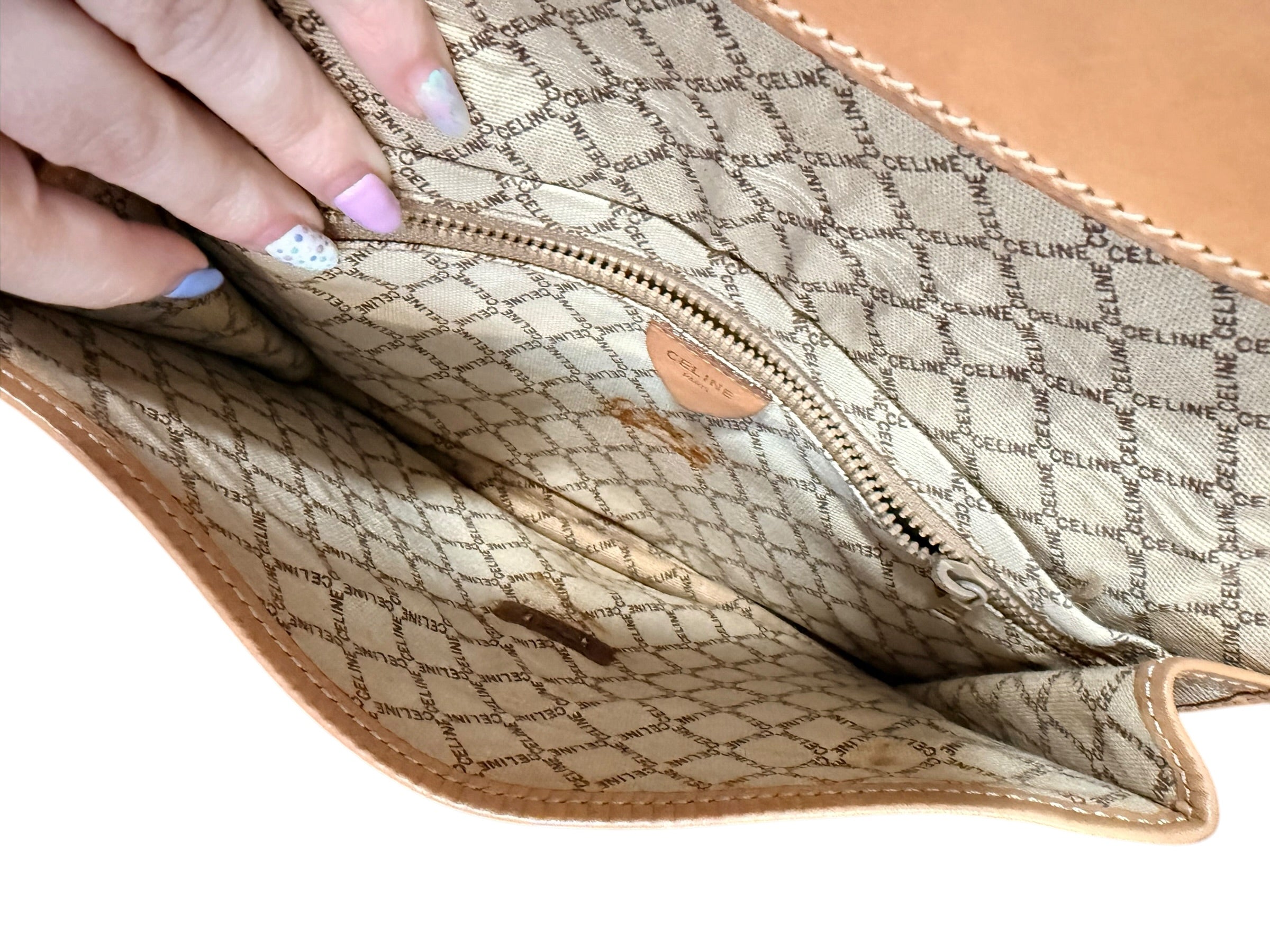 Celine Vintage Envelope Clutch