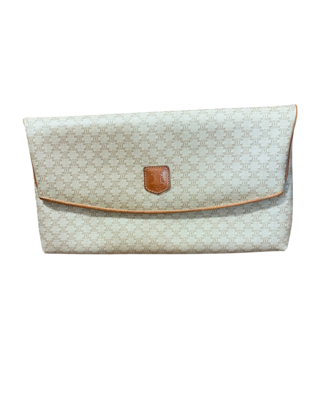Celine Vintage Macadam Flap Over Clutch