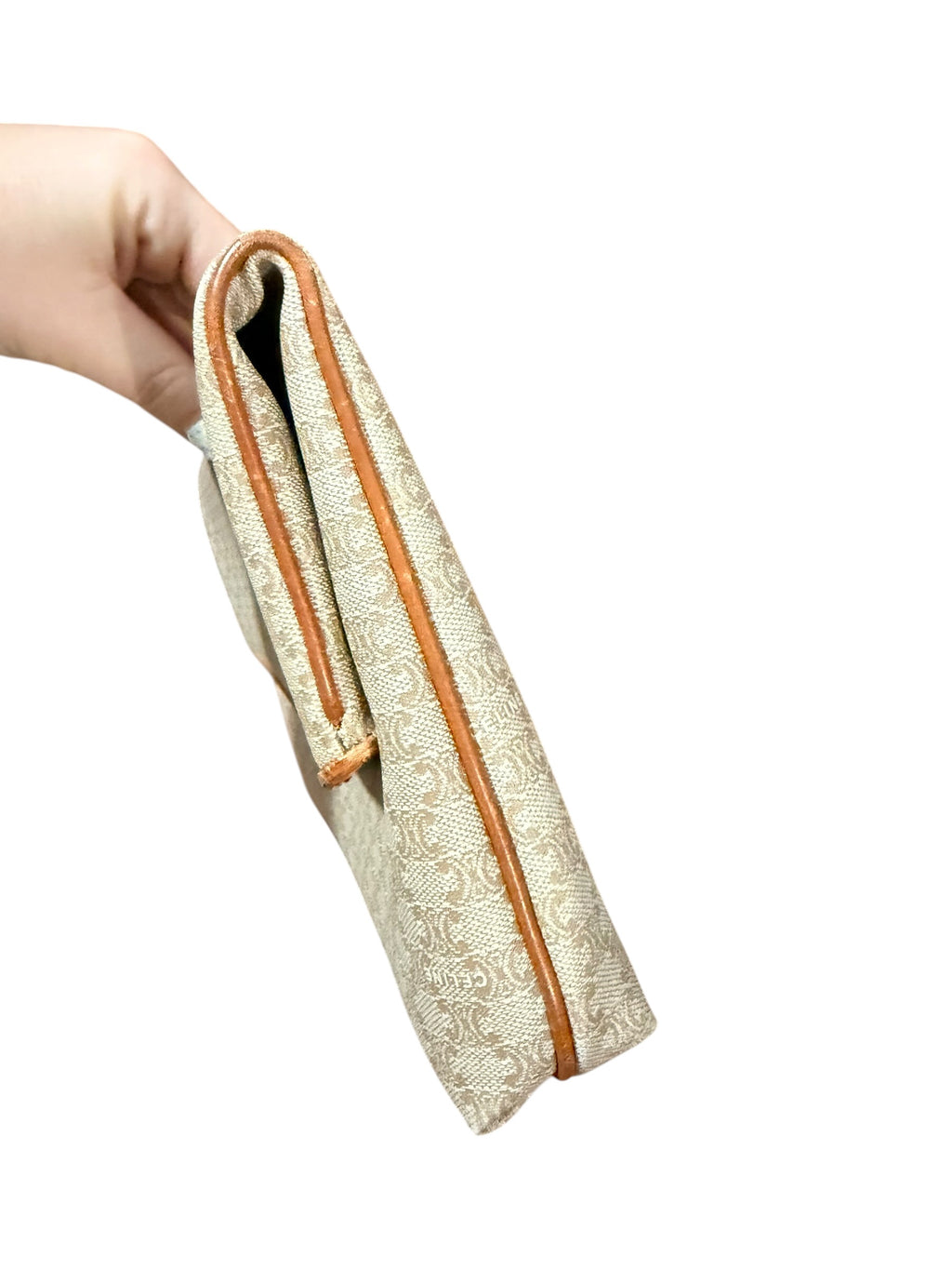 Celine Vintage Macadam Flap Over Clutch