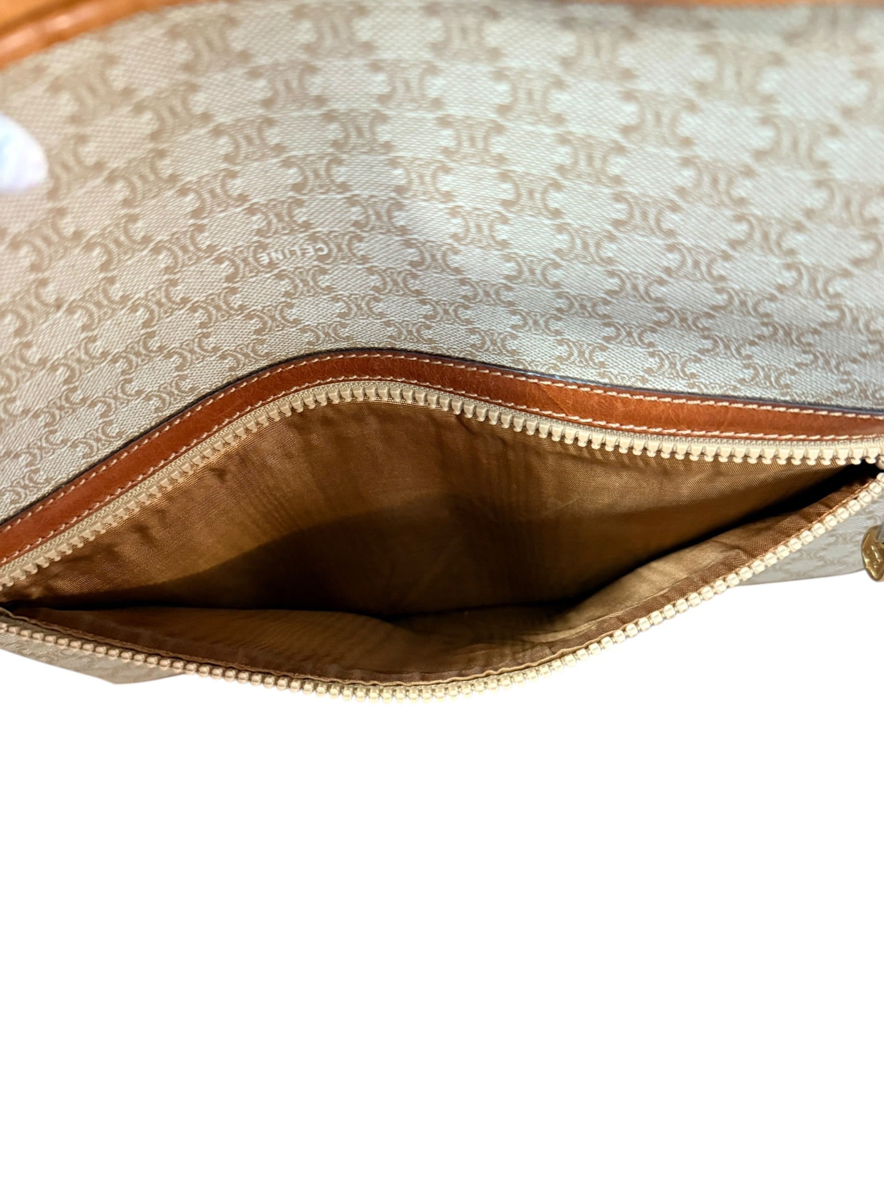 Celine Vintage Macadam Flap Over Clutch