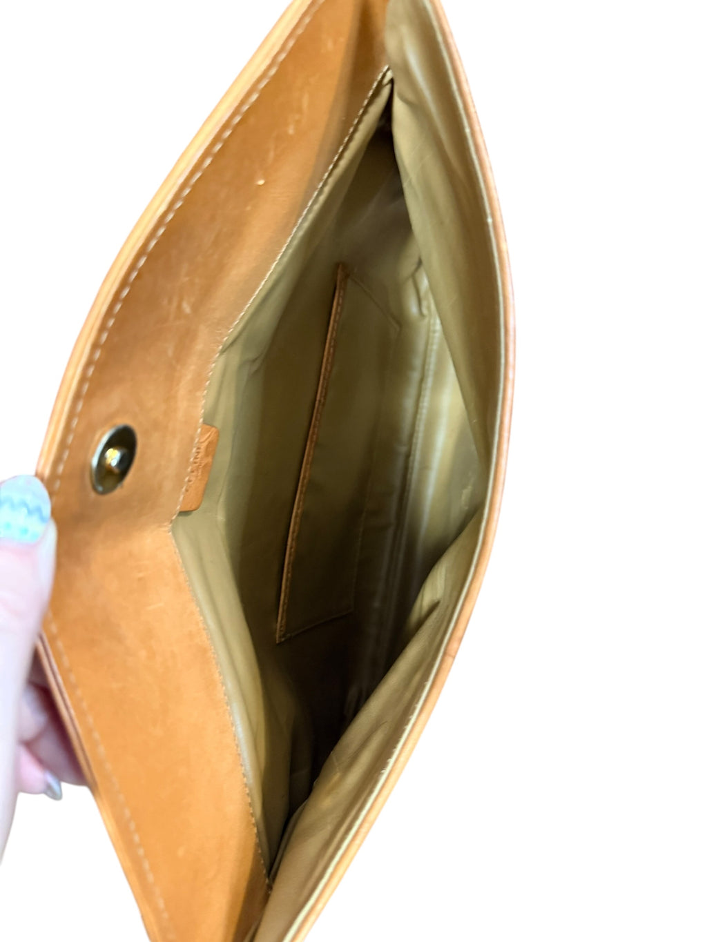 Celine Vintage Macadam Flap Over Clutch
