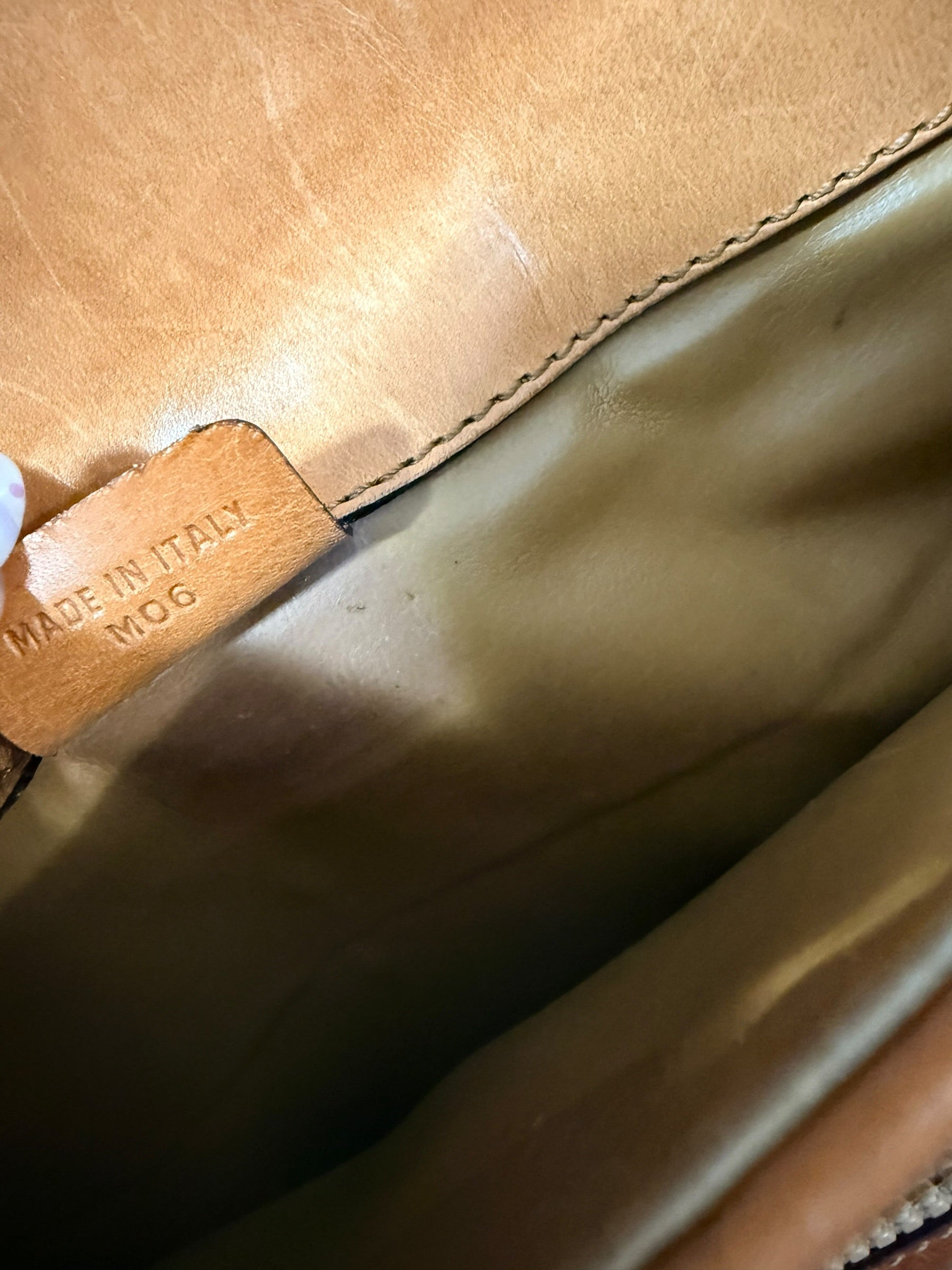 Celine Vintage Macadam Flap Over Clutch