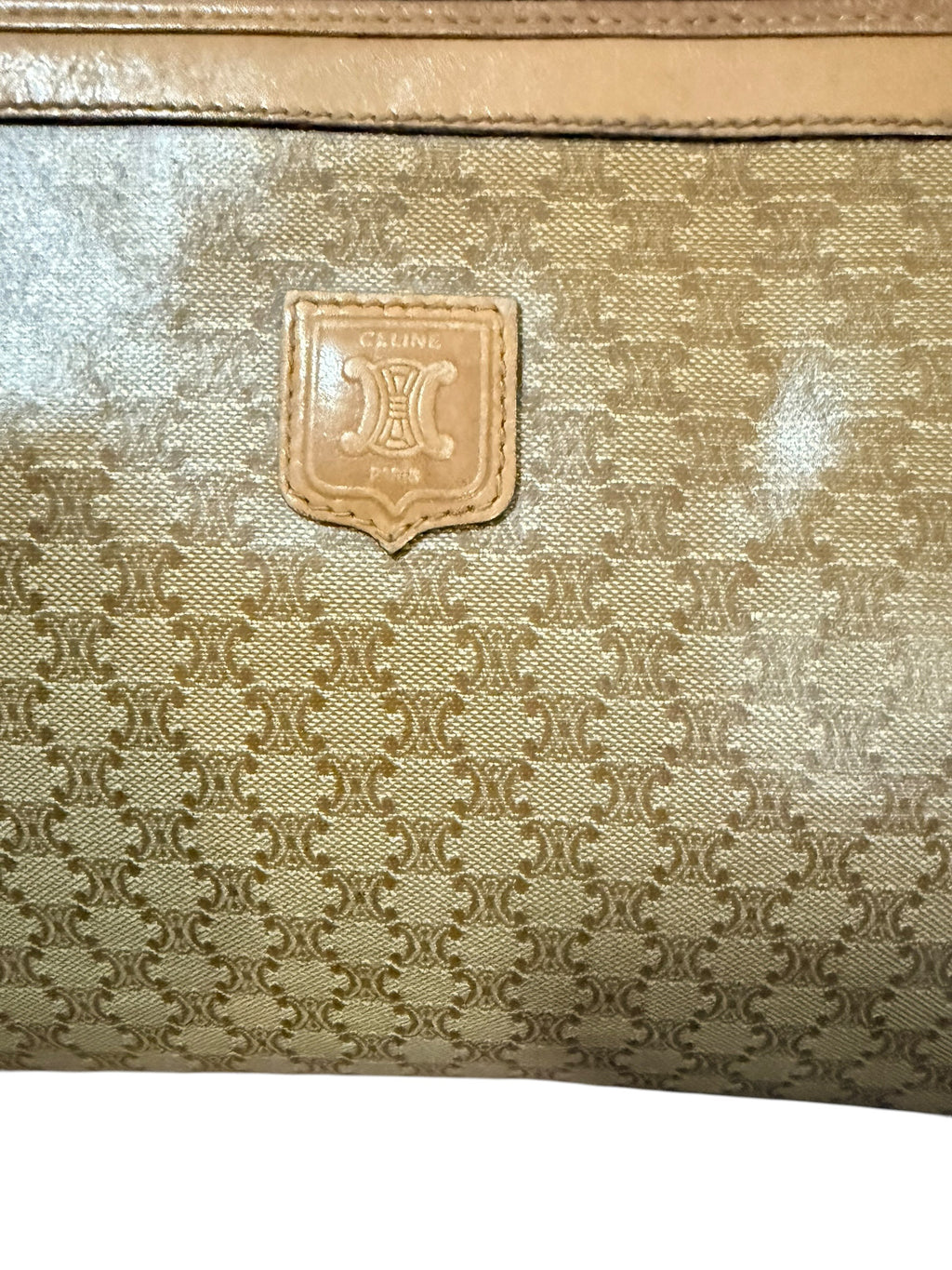 Celine Vintage Macadam Pouch / Clutch