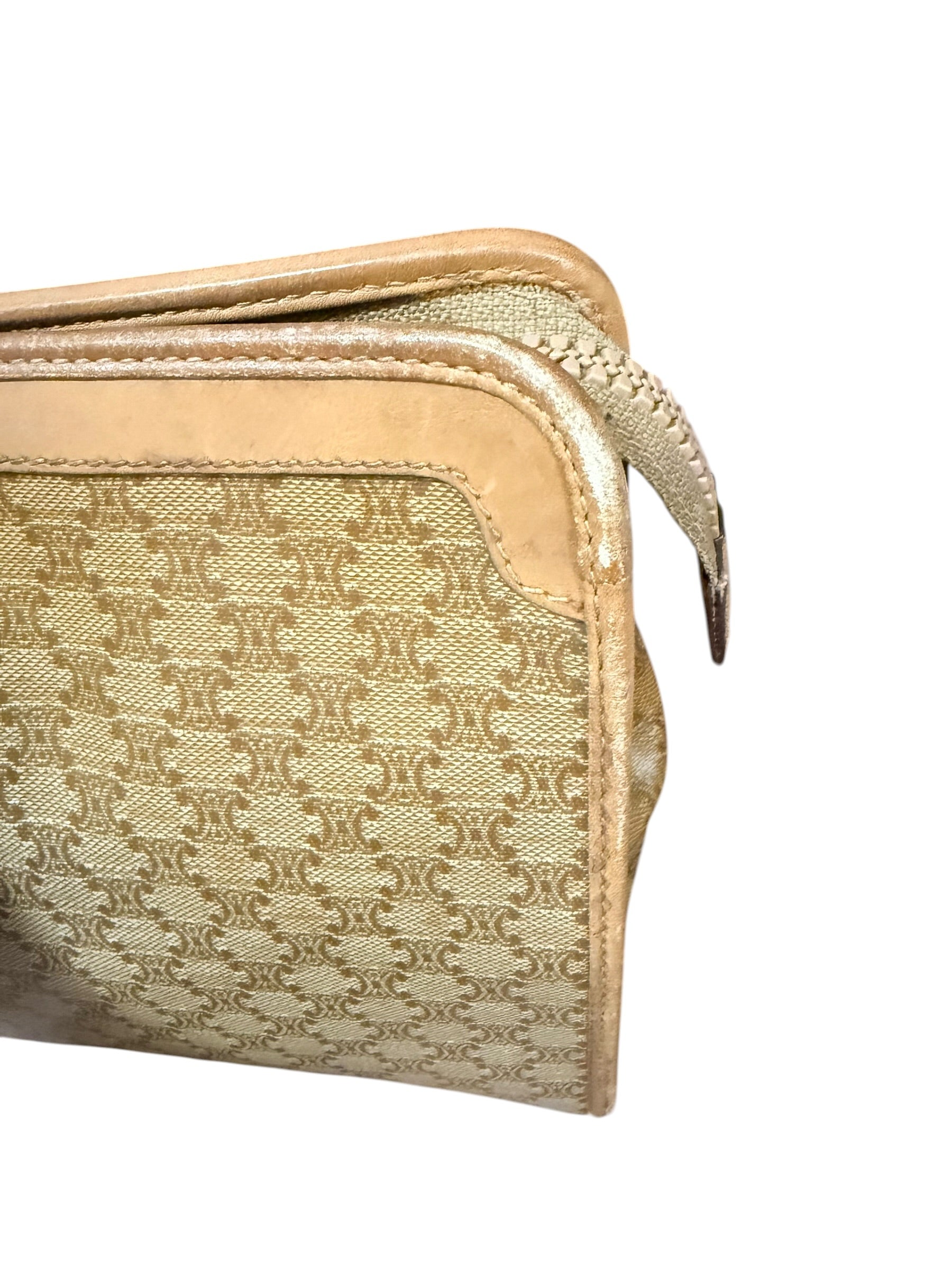 Celine Vintage Macadam Pouch / Clutch