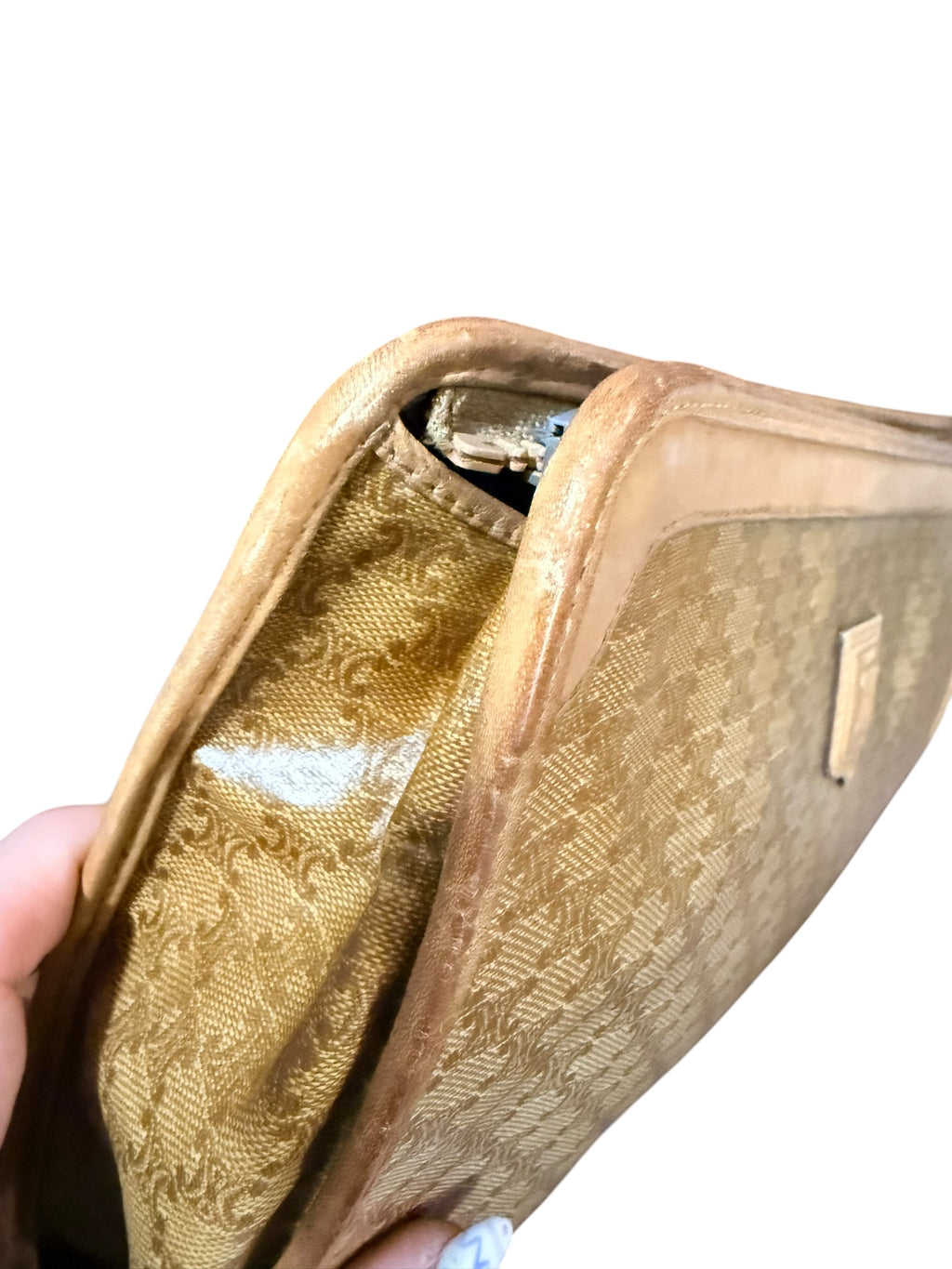 Celine Vintage Macadam Pouch / Clutch