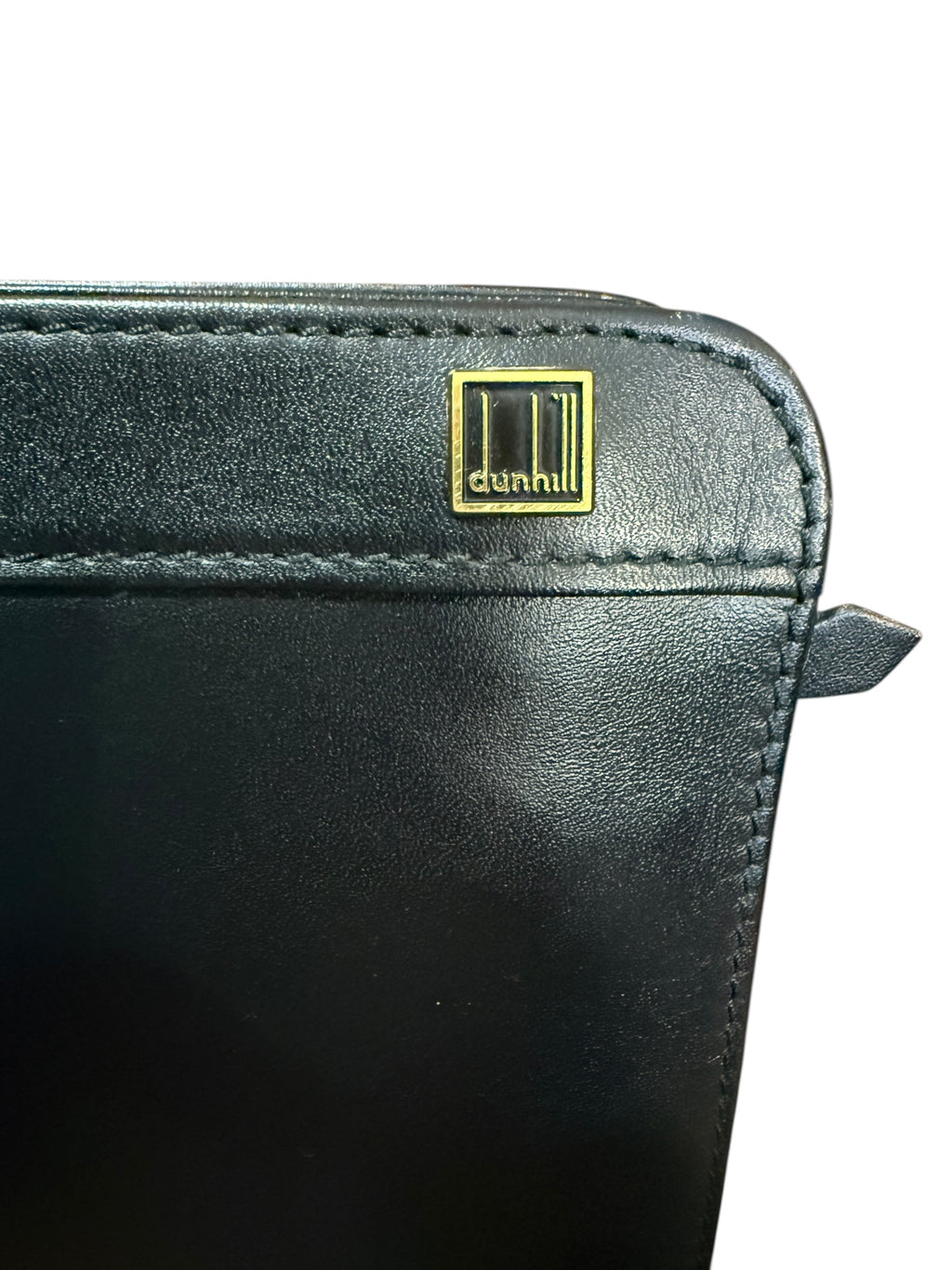 Dunhill Black Leather Clutch