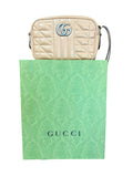 Gucci GG Marmont Tan Matelassé Crossbody Bag