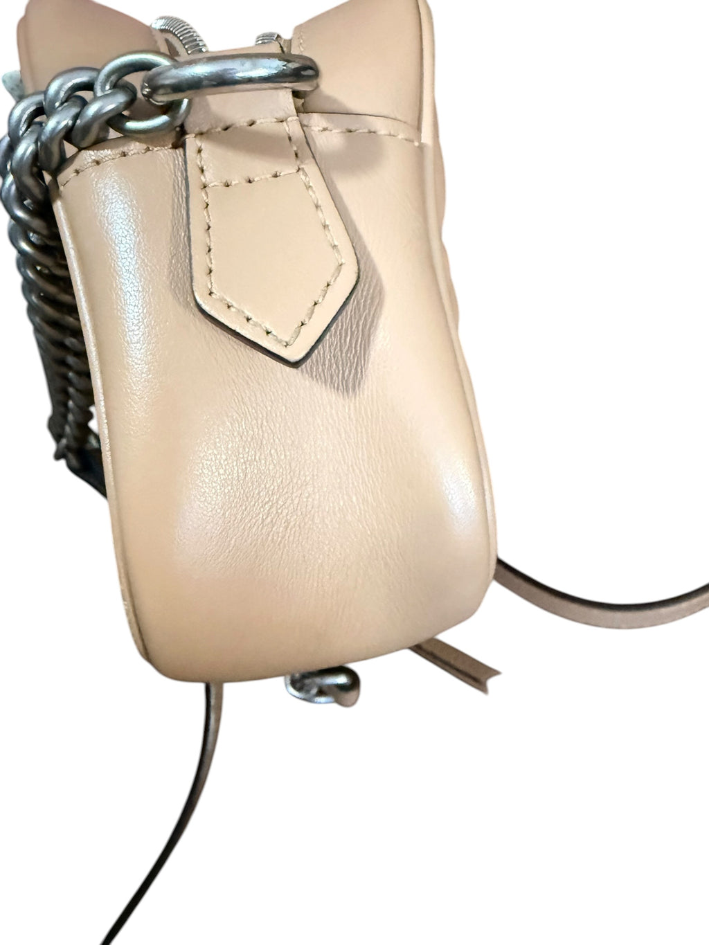 Gucci GG Marmont Tan Matelassé Crossbody Bag