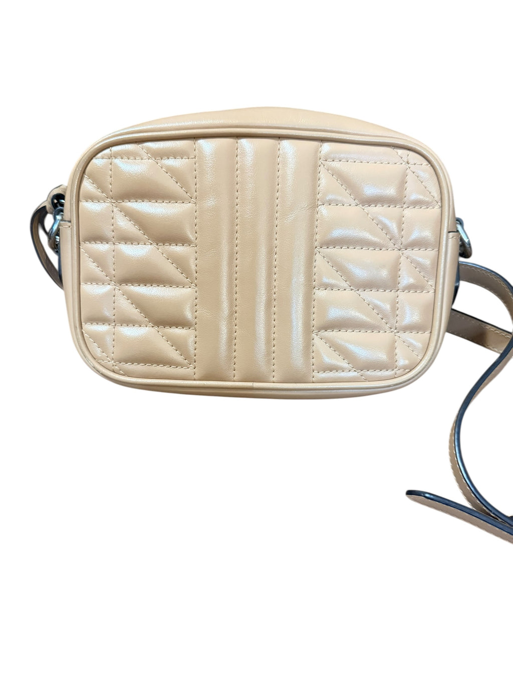 Gucci GG Marmont Tan Matelassé Crossbody Bag