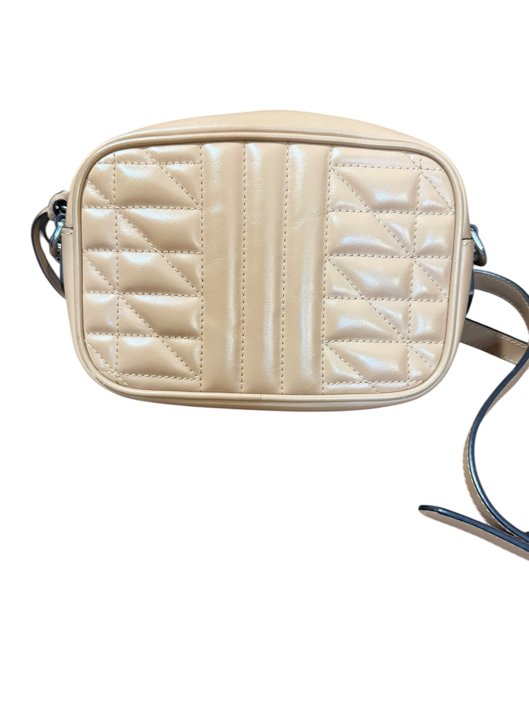 Gucci GG Marmont Tan Matelassé Crossbody Bag
