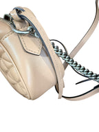 Gucci GG Marmont Tan Matelassé Crossbody Bag