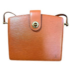 Louis Vuitton Cognac Epi Leather Shoulder Bag