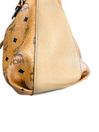 MCM Cognac Visetos Leather Bag