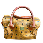MCM Vintage Visetos Boston Bag