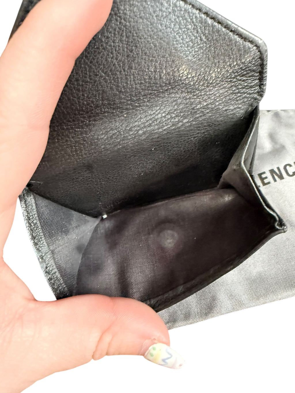 Balenciaga Mini Compact Wallet with Box & Dust Bag