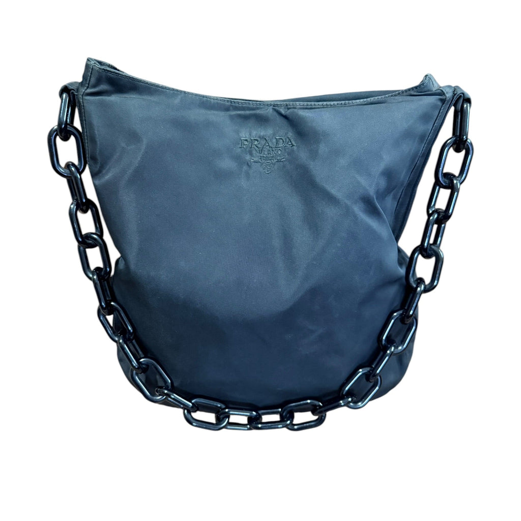 Prada Black Nylon Shoulder Bag
