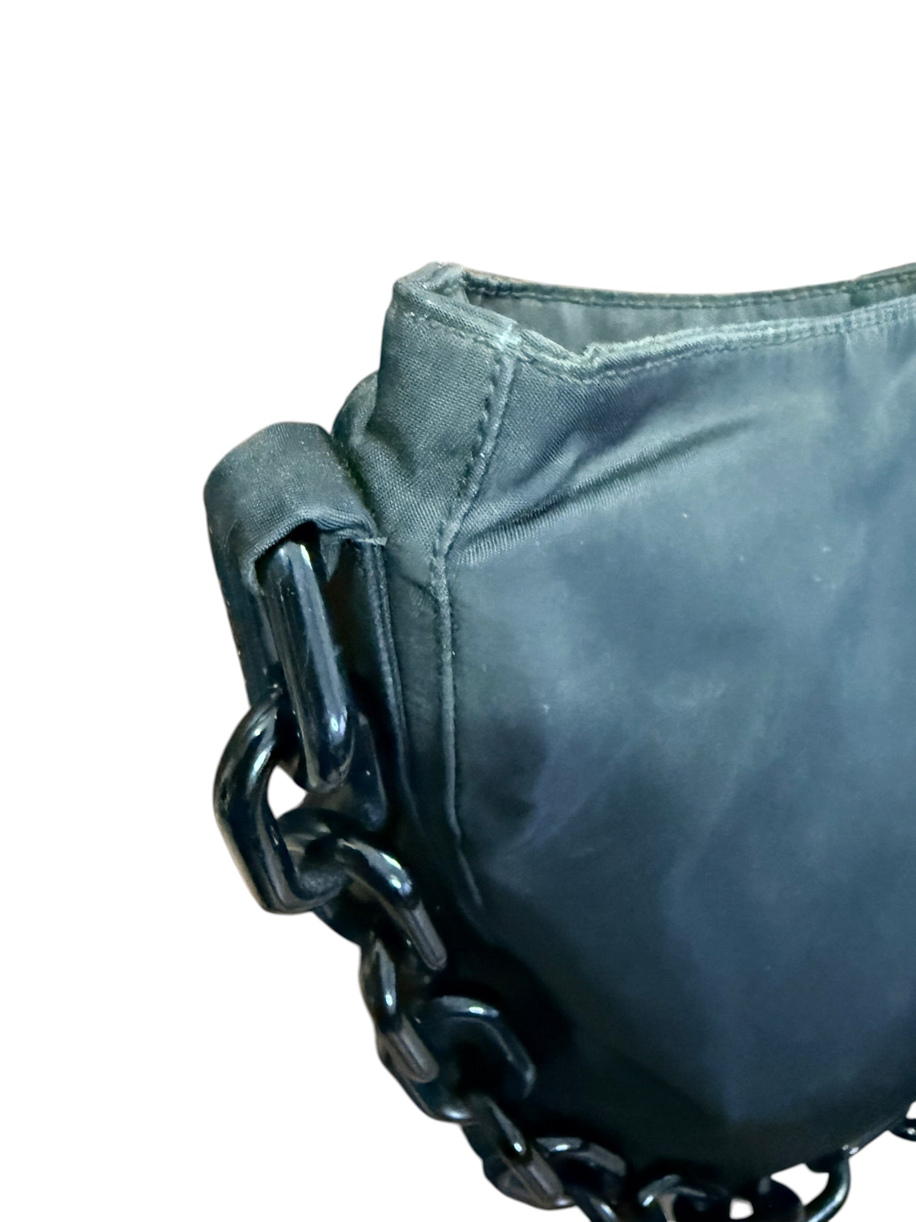 Prada Black Nylon Shoulder Bag