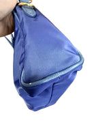 Prada Navy Blue Nylon Shoulder Bag