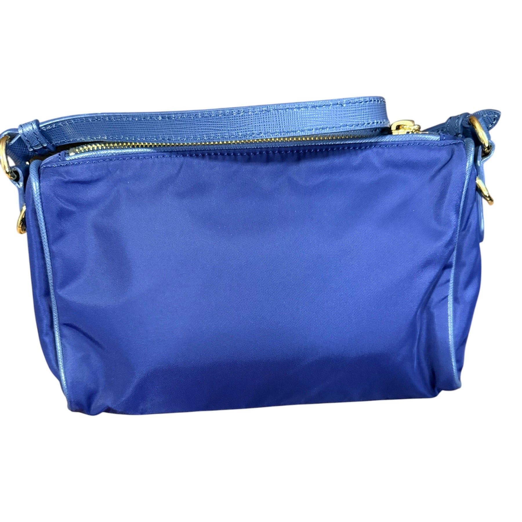 Prada Navy Blue Nylon Shoulder Bag