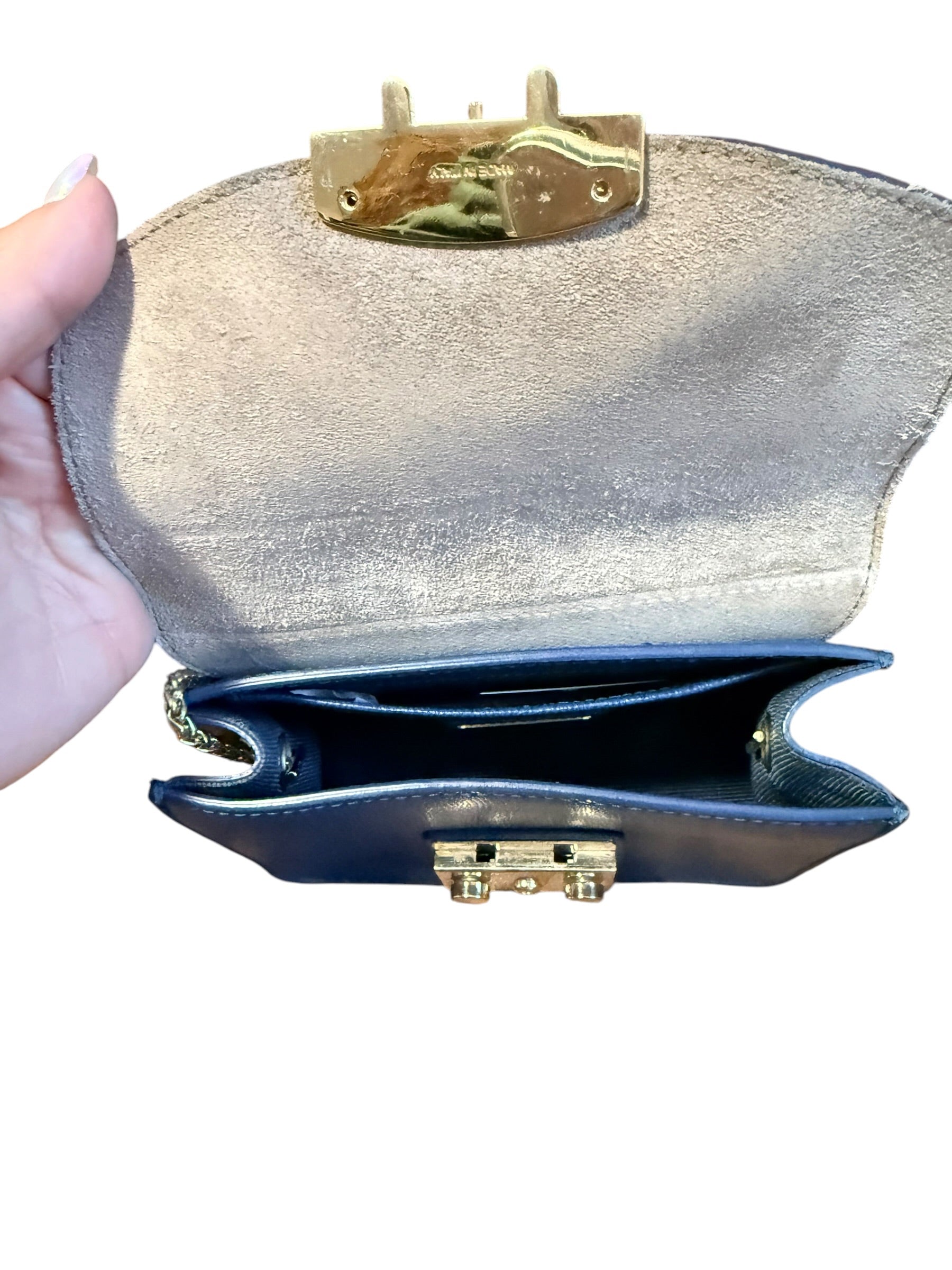 Furla Blue Metropolis Crossbody