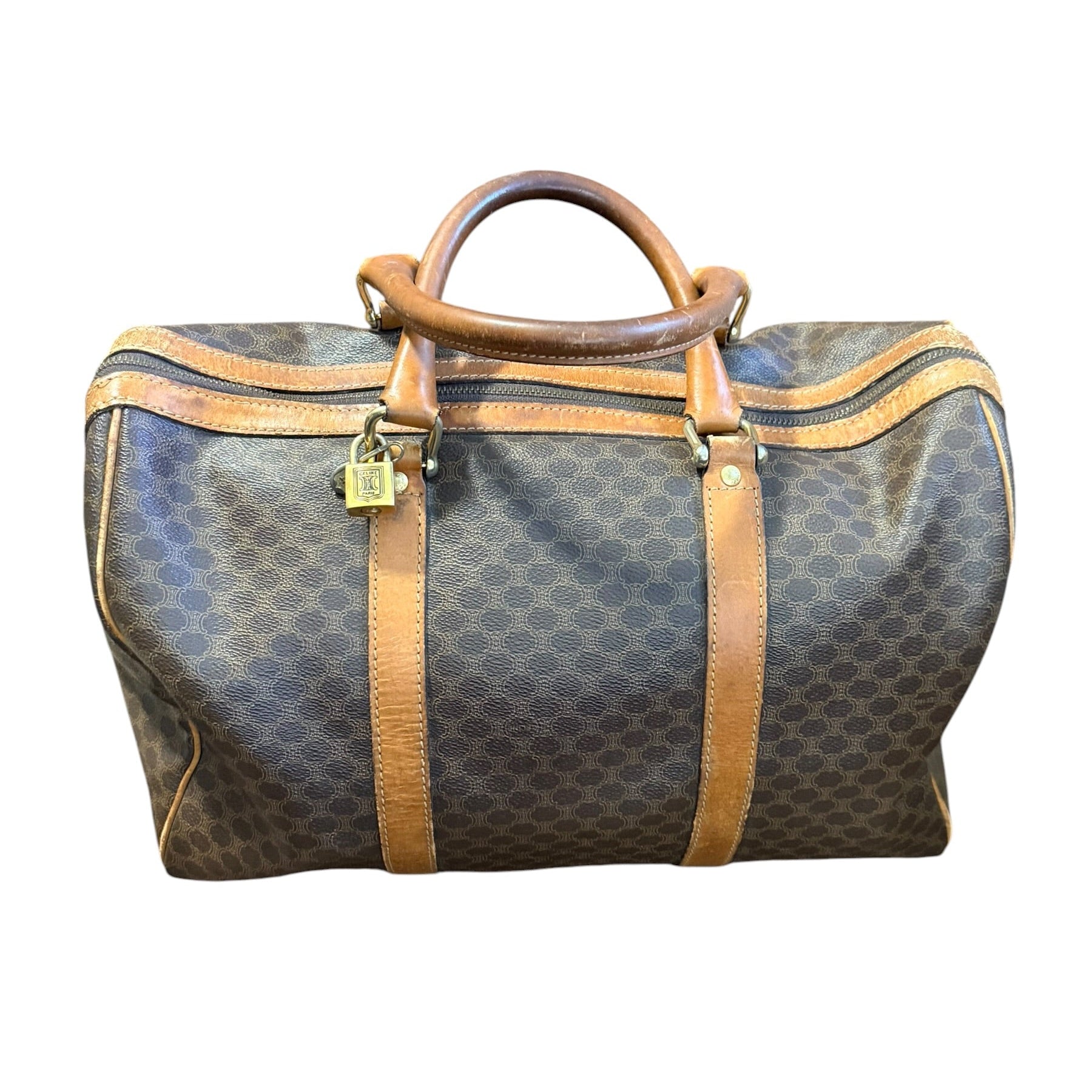Vintage Celine Duffle Boston Bag