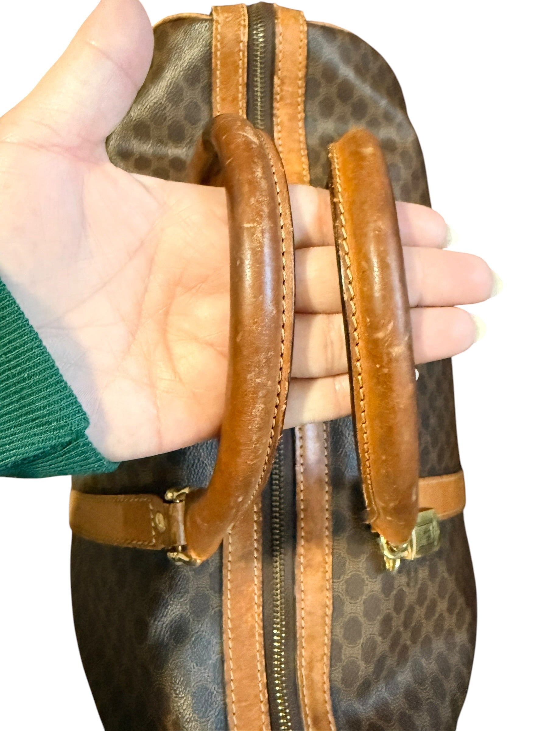 Vintage Celine Duffle Boston Bag