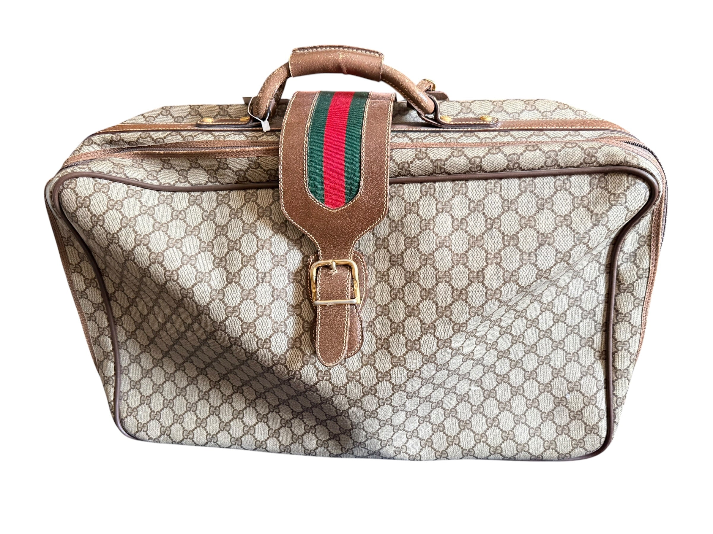 Gucci Vintage GG Supreme Suitcase