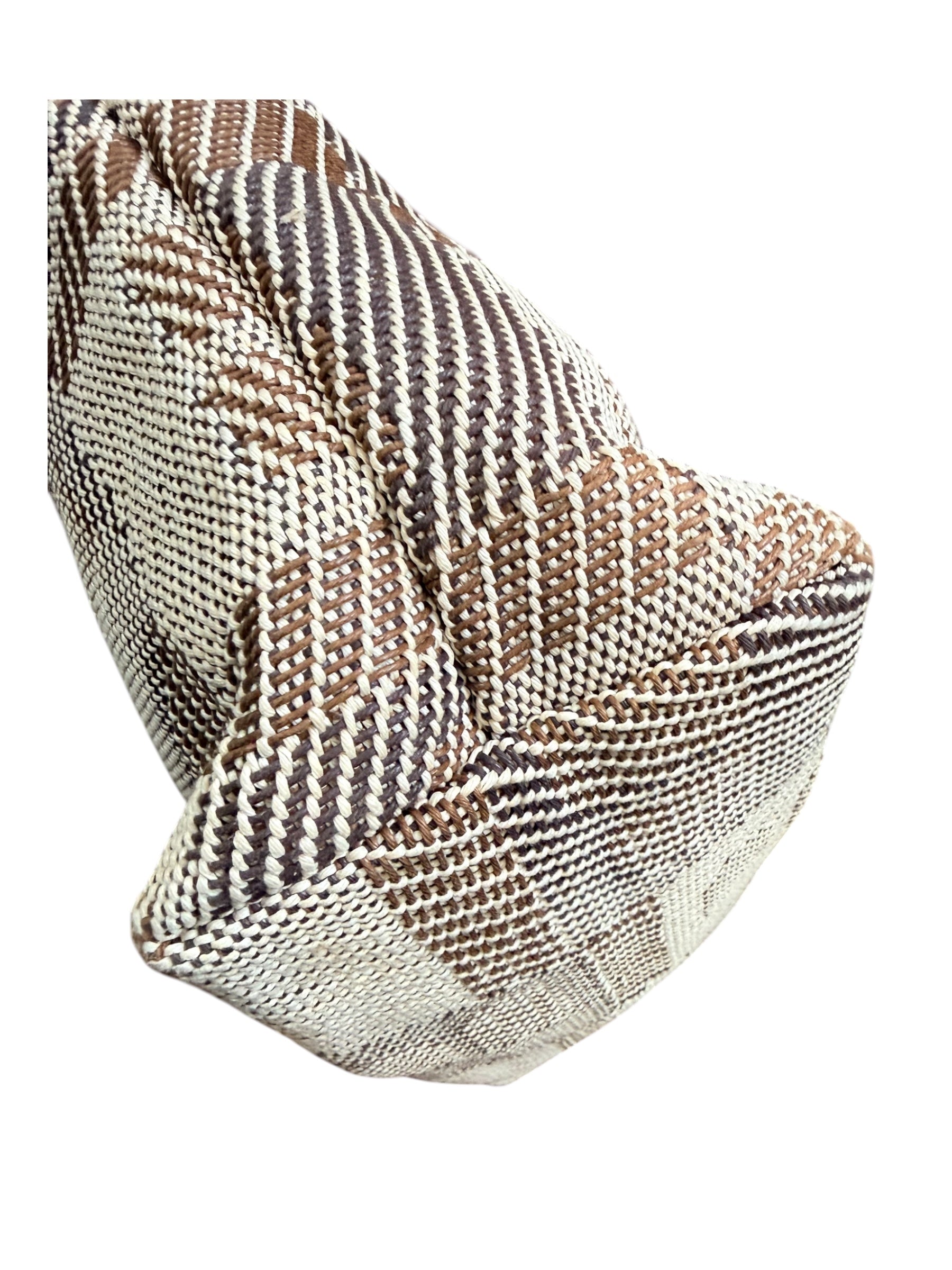 Bally Monogram Canvas Top Handle Bag