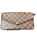 Louis Vuitton 2016 Damier Ebene Felice Pochette #676