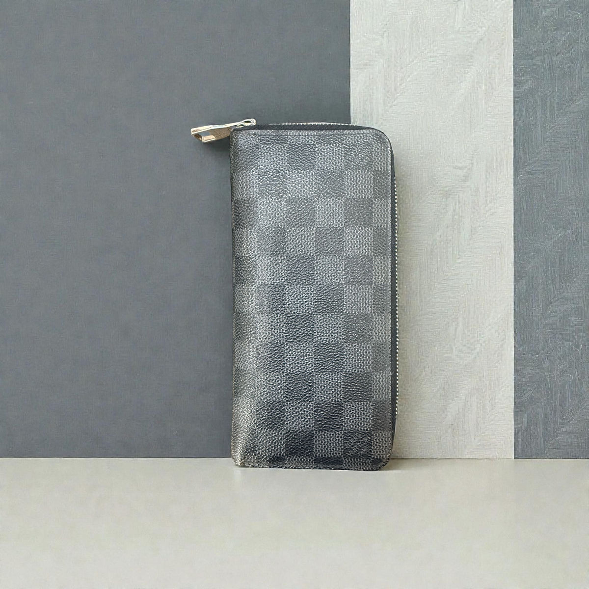 Louis Vuitton Graphite Damier Zippy Wallet-#265