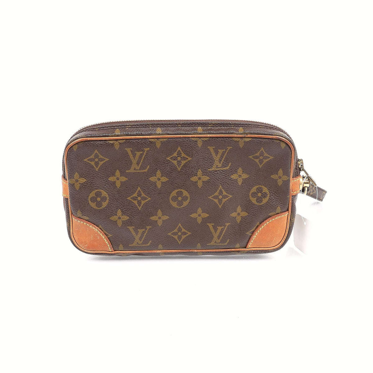 Louis Vuitton Marly Dragonne PM Brown Monogram Clutch