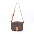 Louis Vuitton Cartouchiere GM Brown Monogram Shoulder Bag