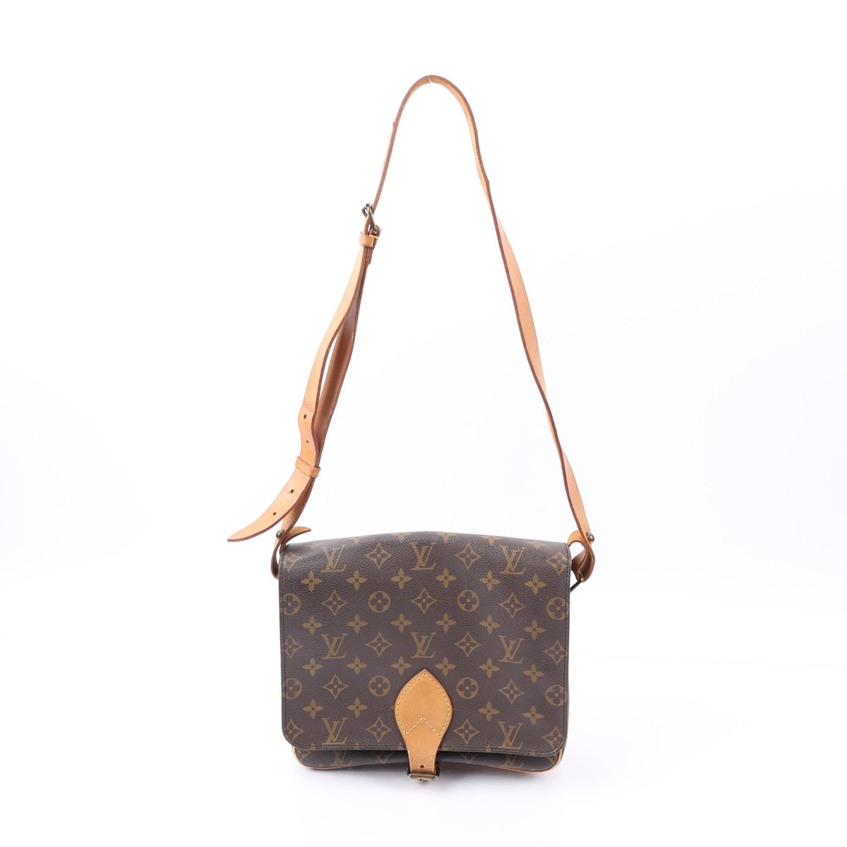 Louis Vuitton Cartouchiere GM Brown Monogram Shoulder Bag