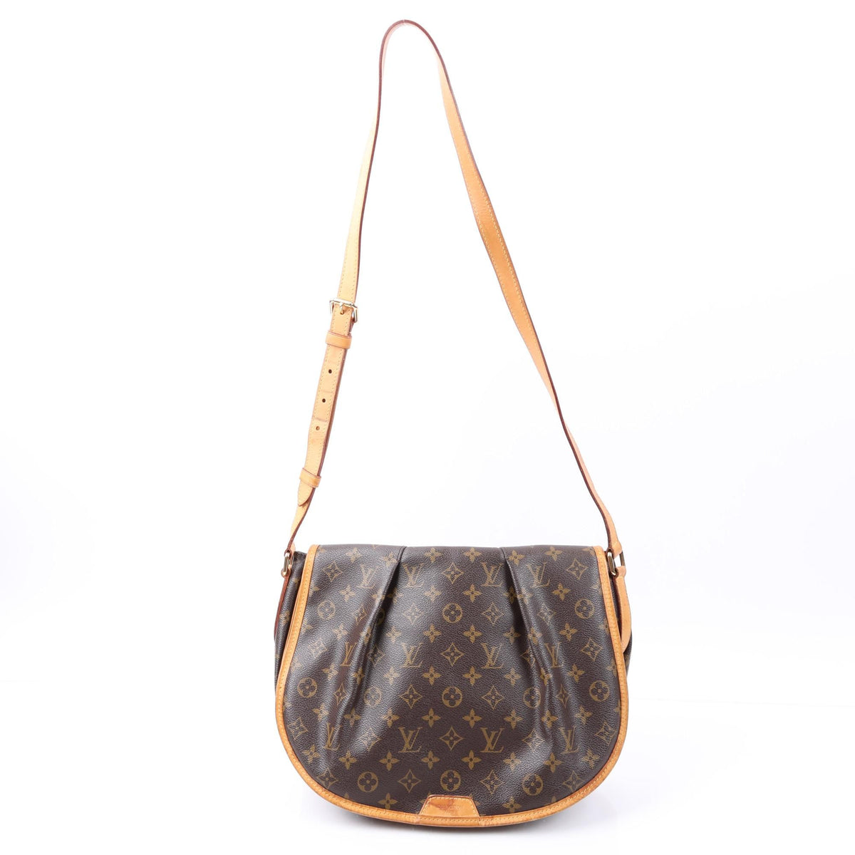 Louis Vuitton Menilmontant Brown Monogram MM Crossbody Bag